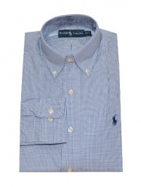 Ralph Lauren Men Custom Fit Plaid Pony Logo Long Sleeve Shirt Ralph Lauren Men Custom Fit Plaid Pony Logo Long Sleeve Shirt