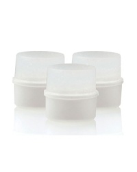 New! Opal Applicator Tips are now available in replacement packs. Each replacement pack contains three tips. For best results, we recommend replacing your Opal Applicator Tip every 90 days. Using your finger, fingernail or thumb, gently grasp below the rim of the hard plastic tip base and pop the tip off, being careful not to pull on the soft silicone. To replace the tip, press the tip firmly onto the black tip base. Listen for the snap for proper attachment. New! Opal Applicator Tips are now available in replacement packs. Each replacement pack contains three tips. For best results, we recommend replacing your Opal Applicator Tip every 90 days. Using your finger, fingernail or thumb, gently grasp below the rim of the hard plastic tip base and pop the tip off, being careful not to pull on the soft silicone. To replace the tip, press the tip firmly onto the black tip base. Listen for the snap for proper attachment.