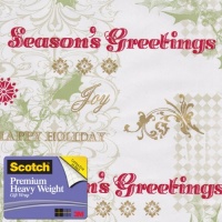 Scotch Gift Wrap, Verbiage on Patterns Pattern, 25-Square Feet, 30-Inch x 10-Feet (AM-WPVOP-12)