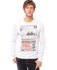 This long-sleeved t-shirt from Buffalo David Bitton keep your layered look light and cool this season. This long-sleeved t-shirt from Buffalo David Bitton keep your layered look light and cool this season.