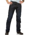 These rugged, straight leg jeans offer the classic style that you've come to expect from a pair of Levi's.