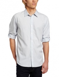 Calvin Klein Sportswear Men's Long Sleeve Ombre Stripe Roll Up Calvin Klein Sportswear Men's Long Sleeve Ombre Stripe Roll Up