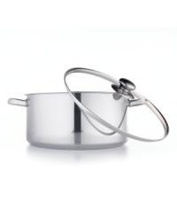 Dish out something delicious to family and friends. Heating up quickly and evenly, this stainless steel casserole dish works on all types of stovetops and features an encapsulated impact-bonded base. Limited lifetime warranty. Dish out something delicious to family and friends. Heating up quickly and evenly, this stainless steel casserole dish works on all types of stovetops and features an encapsulated impact-bonded base. Limited lifetime warranty.