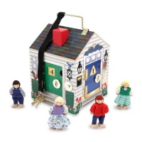 Melissa & Doug Deluxe Wooden Doorbell House Melissa & Doug Deluxe Wooden Doorbell House