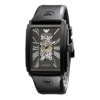 Armani Gents Automatic Black IP Stainless Steel Men's Watch - AR4226