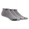 adidas Men's Cushioned 3 Stripe Low Cut Sock, 3-Pack, Shoe Size 6-12