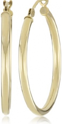 Duragold 14k Gold Hoop Earrings (1 Diameter)