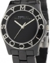 New MARC BY MARC JACOBS MBM9501 Women's Blade Black Dial Black Ceramic Band Watch