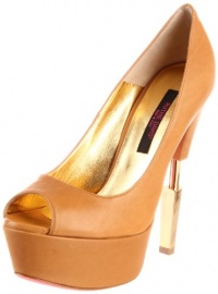 Ruthie Davis Women's Angel Peep-Toe Pump,Honey/Gold,37 EU / 7 2A(N) US Ruthie Davis Women's Angel Peep-Toe Pump,Honey/Gold,37 EU / 7 2A(N) US