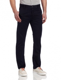 Docker's Men's Alpha Khaki Mission Wash Slim Tapered Flat Front Pant