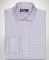 Versatile enough for year-round style and everyday cool, this Polo Ralph Lauren dress shirt is a prime time player for workweek rotation.