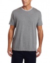 Nautica Men's Solid Cotton Knit S/S Sleep Crew Top