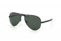 Ray-Ban RB8307 002/N5 Black Polarized Tech Aviator Style Sunglasses Ray-Ban RB8307 002/N5 Black Polarized Tech Aviator Style Sunglasses