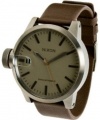 Nixon Chronicle Watch - Men's All Gunmetal/Brown/Taupe, One Size