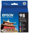 Epson Claria T098920 Hi-Definition 98 Extra High-capacity Inkjet Cartridge Color Multipack-Cyan/Light Cyan/Magenta/Light Magenta/Yellow