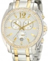 Michael Kors Women's Cameron MK5603 Silver Two-tone Stainless-Steel Analog Quartz Watch with Silver Dial