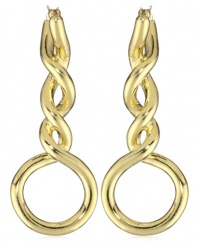 T Tahari Linear Twist Hoop Earrings T Tahari Linear Twist Hoop Earrings