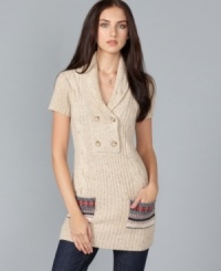 Crafted from tweed yarn and featuring Fair Isle knit, this Tommy Hilfiger sweater was made for days by the fire! Pair it with skinny jeans and your coziest scarf for chilly-weather style. Crafted from tweed yarn and featuring Fair Isle knit, this Tommy Hilfiger sweater was made for days by the fire! Pair it with skinny jeans and your coziest scarf for chilly-weather style.