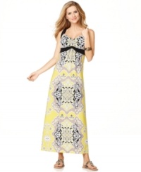 Go for bold with Style&co.'s elegant maxi dress. The stretch jersey fabric gives it a lightweight feel - and makes it easy for packing, too! Go for bold with Style&co.'s elegant maxi dress. The stretch jersey fabric gives it a lightweight feel - and makes it easy for packing, too!