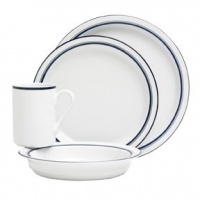 Dansk Christianshavn Blue 4-Piece Place Setting, Service for 1 Dansk Christianshavn Blue 4-Piece Place Setting, Service for 1