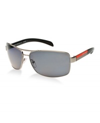 he high-performance distinctive Red Stripe logo of Prada Linea Rossa is a lifestyle sunwear collection created for the fashion-forward consumer. For those who wear sunglasses for competitive and noncompetitive sports and leisure, Prada Linea Rossa unites both active and leisure lifestyles in an eyewear collection, while holding fast to the unmistakable Prada style. he high-performance distinctive Red Stripe logo of Prada Linea Rossa is a lifestyle sunwear collection created for the fashion-forward consumer. For those who wear sunglasses for competitive and noncompetitive sports and leisure, Prada Linea Rossa unites both active and leisure lifestyles in an eyewear collection, while holding fast to the unmistakable Prada style.
