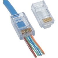 Platinum Tools 100010C EZ-RJ45 Cat 6+ Connectors, Clamshell, 50-Pieces Platinum Tools 100010C EZ-RJ45 Cat 6+ Connectors, Clamshell, 50-Pieces