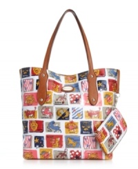 This astrology-inspired tote from Franco Sarto will have you seeing stars, and perhaps predicting them too. A printed exterior features goldtone hardware, solid handles and a convenient detachable coin purse. This astrology-inspired tote from Franco Sarto will have you seeing stars, and perhaps predicting them too. A printed exterior features goldtone hardware, solid handles and a convenient detachable coin purse.