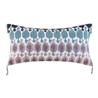 Echo Tribal Blocks Cotton Sateen Oblong Pillow, 10 by 20-Inch, Multicolored Echo Tribal Blocks Cotton Sateen Oblong Pillow, 10 by 20-Inch, Multicolored