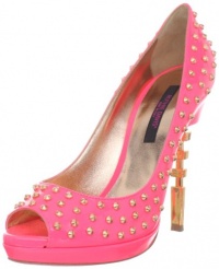 Ruthie Davis Women's Punkie Peep-Toe Pump,Bubblegum/Rosegold,37 EU / 7 2A(N) US Ruthie Davis Women's Punkie Peep-Toe Pump,Bubblegum/Rosegold,37 EU / 7 2A(N) US