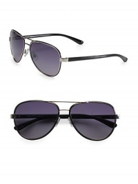 EXCLUSIVELY OURS. A timeless look for men of every age and style, crafted in lightweight metal with double-bridge detail. Polarized lenses 100% UV protective Imported EXCLUSIVELY OURS. A timeless look for men of every age and style, crafted in lightweight metal with double-bridge detail. Polarized lenses 100% UV protective Imported
