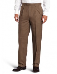 Louis Raphael Men's Total Comfort Wool Houndstooth Pattern Pleated Dress Pant Louis Raphael Men's Total Comfort Wool Houndstooth Pattern Pleated Dress Pant
