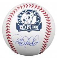 Derek Jeter Autographed DJ3K Logo Baseball - Holo - Steiner Sports Certified - Autographed Baseballs Derek Jeter Autographed DJ3K Logo Baseball - Holo - Steiner Sports Certified - Autographed Baseballs