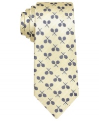 Take a swing at a whole new style. This patterned tie from Penguin shakes up your nine-to-five. Take a swing at a whole new style. This patterned tie from Penguin shakes up your nine-to-five.
