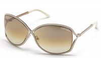 Tom Ford Rikie FT0179 Sunglasses - 28G Shiny Rose Gold (Brown Mirror Lens) - 64mm Tom Ford Rikie FT0179 Sunglasses - 28G Shiny Rose Gold (Brown Mirror Lens) - 64mm