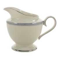 Lenox Tuxedo Platinum Ivory China Creamer Lenox Tuxedo Platinum Ivory China Creamer