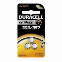 Duracell 303/357 1.5v Watch/Electronic Batteries 3 Count (Pack of 3)