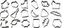 Wilton Halloween Metal Cookie 18-Piece Cutter Set