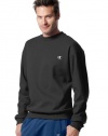 Champion Men's Champion Eco Fleece Crew Sweatshirt, Black, Large