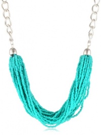 Kenneth Cole New York Turquoise Seed Bead Torsade Necklace, 21 Kenneth Cole New York Turquoise Seed Bead Torsade Necklace, 21