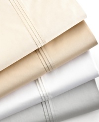 Crafted of the finest pima cotton, these 500 thread count Pinktuck Sateen pillowcases from Barbara Barry evoke a truly elegant feel and luxuriously soft hand. Finished with a classic triple pleat along the cuff. Choose from an array of soft hues. Crafted of the finest pima cotton, these 500 thread count Pinktuck Sateen pillowcases from Barbara Barry evoke a truly elegant feel and luxuriously soft hand. Finished with a classic triple pleat along the cuff. Choose from an array of soft hues.
