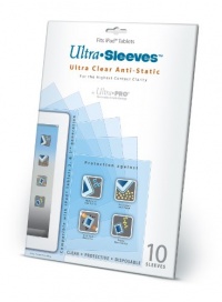 ULTRA PRO, Ultra-clear, Disposable, Protective Sleeves for iPads 2 & 3 (10 Sleeves Per Pack) ULTRA PRO, Ultra-clear, Disposable, Protective Sleeves for iPads 2 & 3 (10 Sleeves Per Pack)