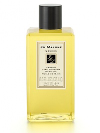 French Lime Blossom bath oil, made with ingredients blended with the skill of an alchemist and infused with an originality all its own. This bathtime luxury includes notes of bergamot, lily, tarragon, rose, jasmine and linden blossom. 8.5 oz. French Lime Blossom bath oil, made with ingredients blended with the skill of an alchemist and infused with an originality all its own. This bathtime luxury includes notes of bergamot, lily, tarragon, rose, jasmine and linden blossom. 8.5 oz.