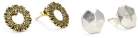 Lucky Brand Two-Tone Sunburst Double Stud Earrings Lucky Brand Two-Tone Sunburst Double Stud Earrings