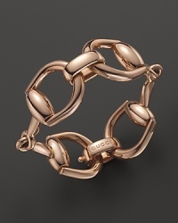 Gucci 18K Rose Gold Horsebit Link Bracelet Gucci 18K Rose Gold Horsebit Link Bracelet