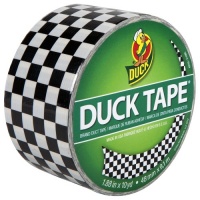 Duck Brand 280410 Checker Printed Duct Tape, Black/White, 1.88-Inch by 10 Yards, Single Roll Duck Brand 280410 Checker Printed Duct Tape, Black/White, 1.88-Inch by 10 Yards, Single Roll