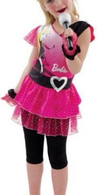 Rockin' Diva Barbie Toddler/Child Costume Size 4-6x Small Rockin' Diva Barbie Toddler/Child Costume Size 4-6x Small