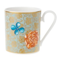 Villeroy & Boch's Aureus dinnerware is a decadent delight: golden filigree is lavished on an aquamarine decoration that stepped right off the fashion runway. Bursting lotus blossoms adorn plates and service pieces, adding shades of fuchsia, tangerine and sapphire. Aureus is a modern classic representing the convergence of past and present. Villeroy & Boch's Aureus dinnerware is a decadent delight: golden filigree is lavished on an aquamarine decoration that stepped right off the fashion runway. Bursting lotus blossoms adorn plates and service pieces, adding shades of fuchsia, tangerine and sapphire. Aureus is a modern classic representing the convergence of past and present.