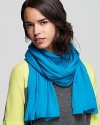 The only thing more versatile than Aqua's solid knit scarf is owning one in every color.