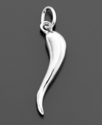 Take pride in your heritage. This elegant Italian horn charm is crafted in sterling silver, by Rembrandt Charms. Approximate drop: 1 inch. Take pride in your heritage. This elegant Italian horn charm is crafted in sterling silver, by Rembrandt Charms. Approximate drop: 1 inch.