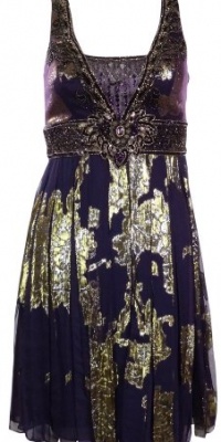 Sue Wong Nocturne Women's Beaded Jacquard Panel Dress Sue Wong Nocturne Women's Beaded Jacquard Panel Dress